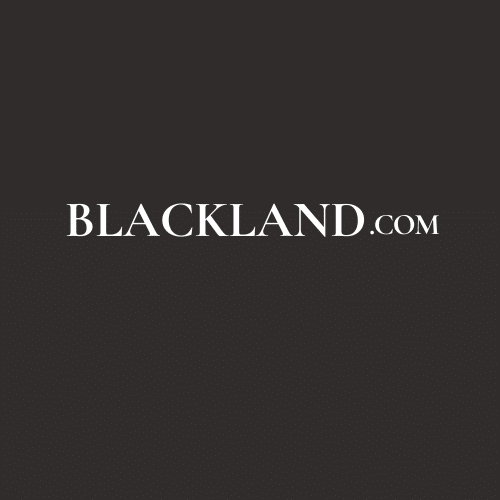 Logo for BlackLand.com of the Ubbi domain name portfolio